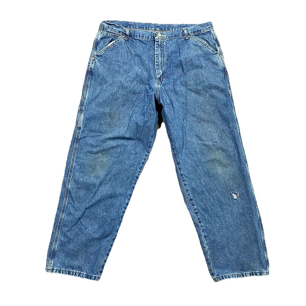 Wrangler Carpenter Jeans 36x30 Utility Denim